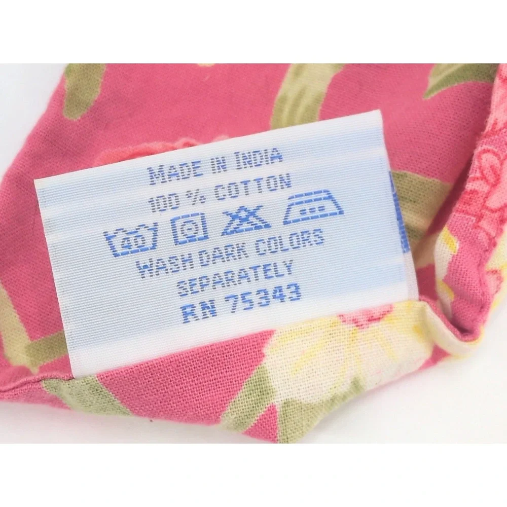 April Cornell Pink Floral Dinner Napkins Set of 4 15